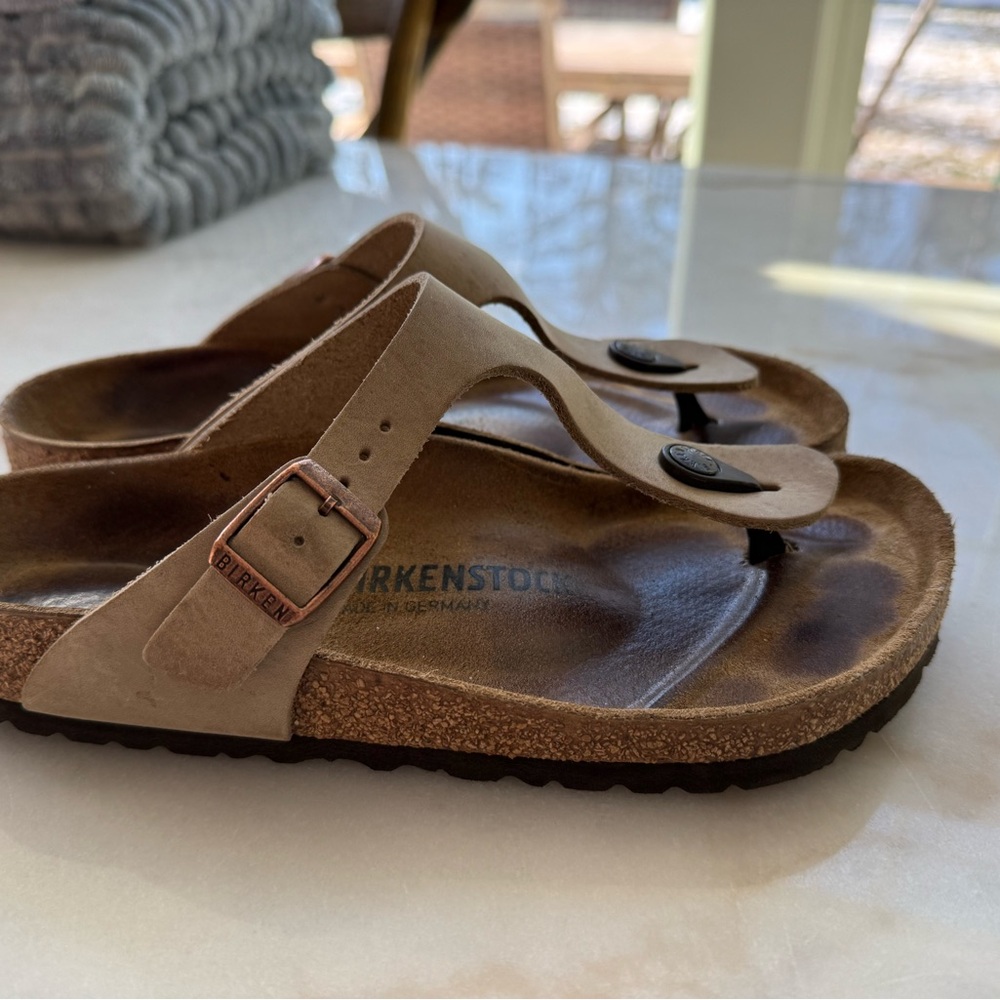 Birkenstock Gizeh Oiled Leather 7.5M - Picture 4 of 6